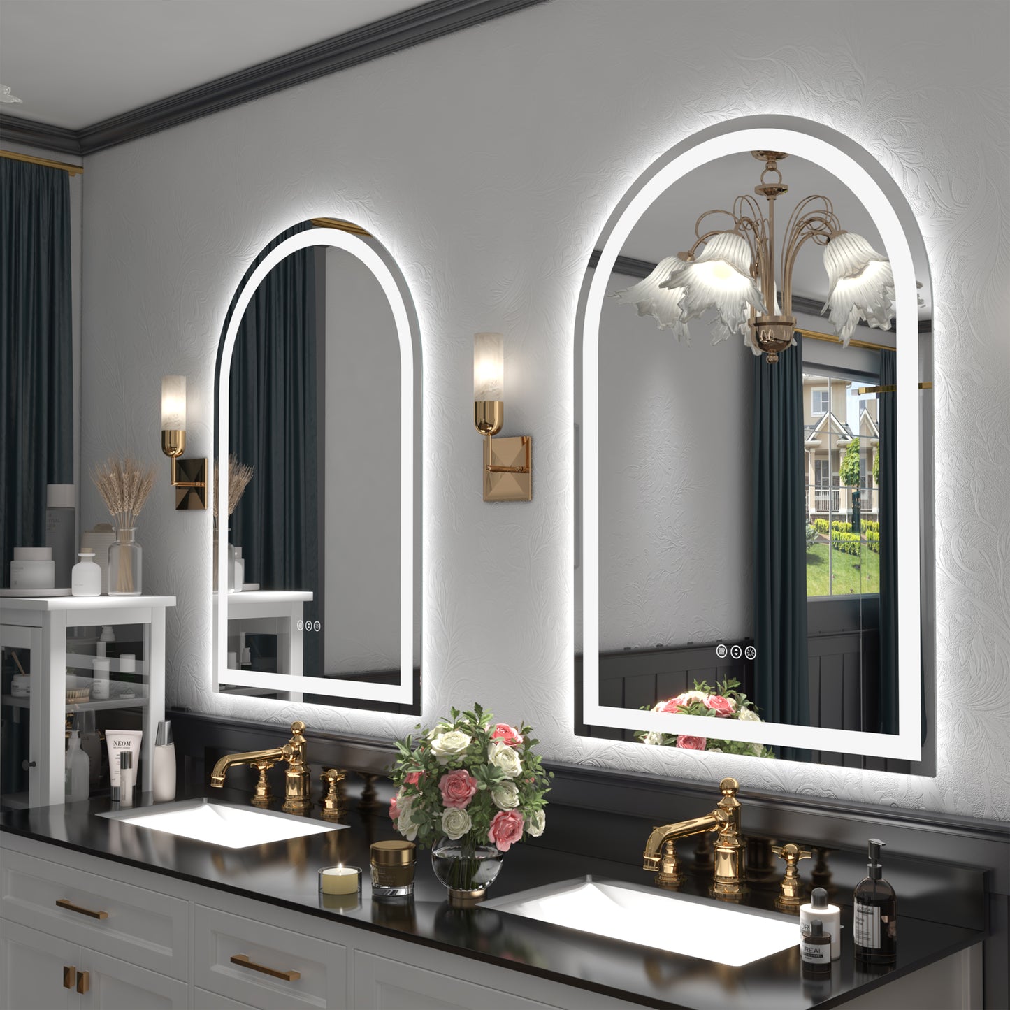 Arched LED Vanity Mirror