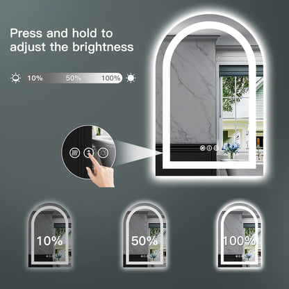 Arched LED Vanity Mirror