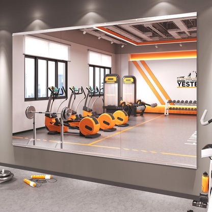 Home Gym Mirror, Frameless Full Body Wall Mirror