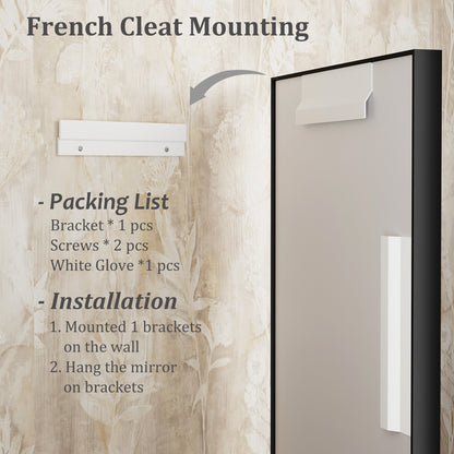 Rectangular Aluminum Alloy Framed Wall Bathroom Vanity Mirror