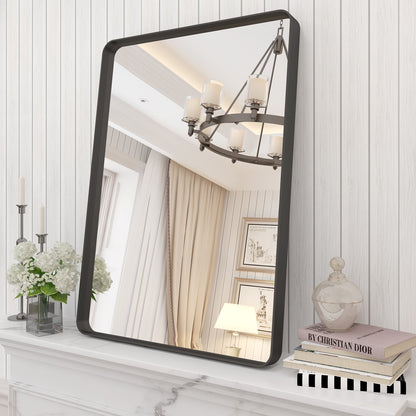 Framed Rectangle Wall Decor Mirror