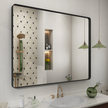 Framed Rectangle Wall Decor Mirror