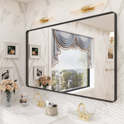Framed Rectangle Wall Decor Mirror