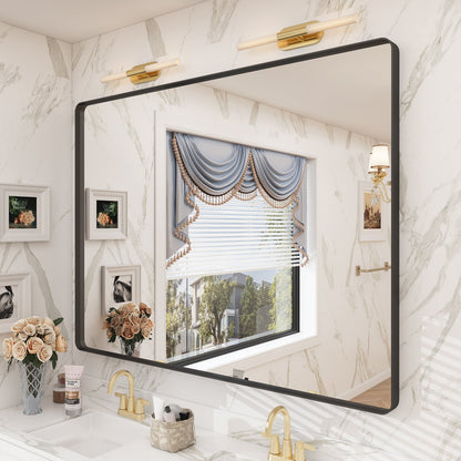 Framed Rectangle Wall Decor Mirror