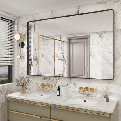 Framed Rectangle Wall Decor Mirror