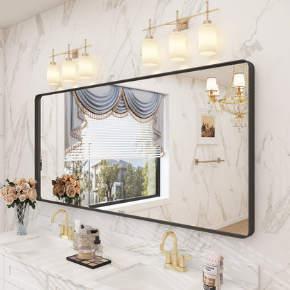 Framed Rectangle Wall Decor Mirror