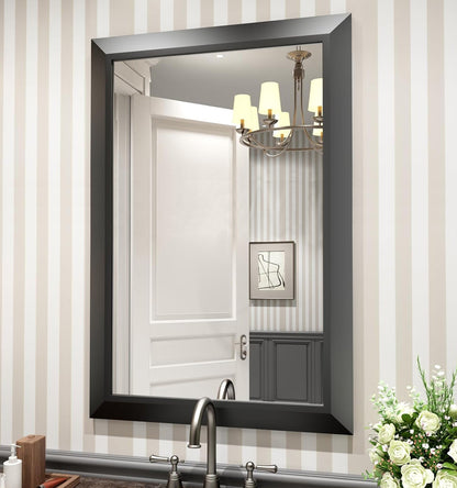 Framed Thick Sharp Wall Decor Mirror