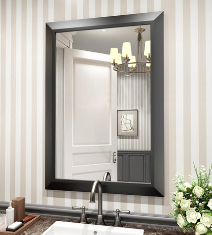 Framed Thick Sharp Wall Decor Mirror