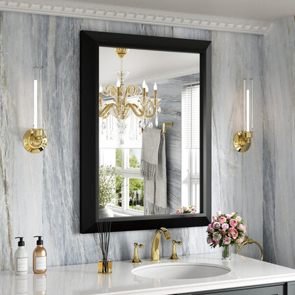 Framed Thick Sharp Wall Decor Mirror