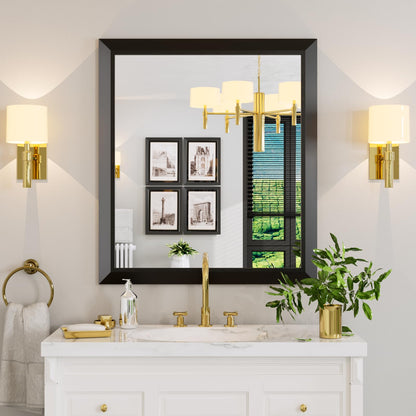 Framed Thick Sharp Wall Decor Mirror