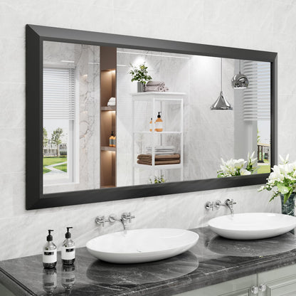 Framed Thick Sharp Wall Decor Mirror