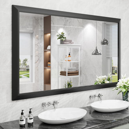Framed Thick Sharp Wall Decor Mirror