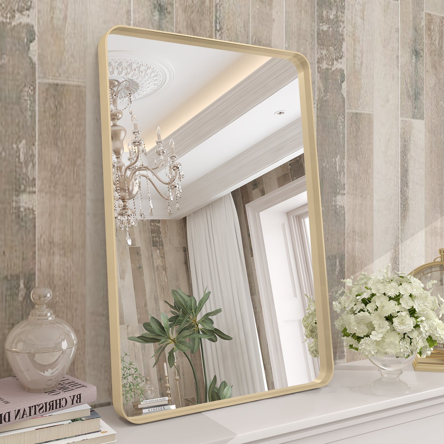 Framed Rectangle Wall Decor Mirror