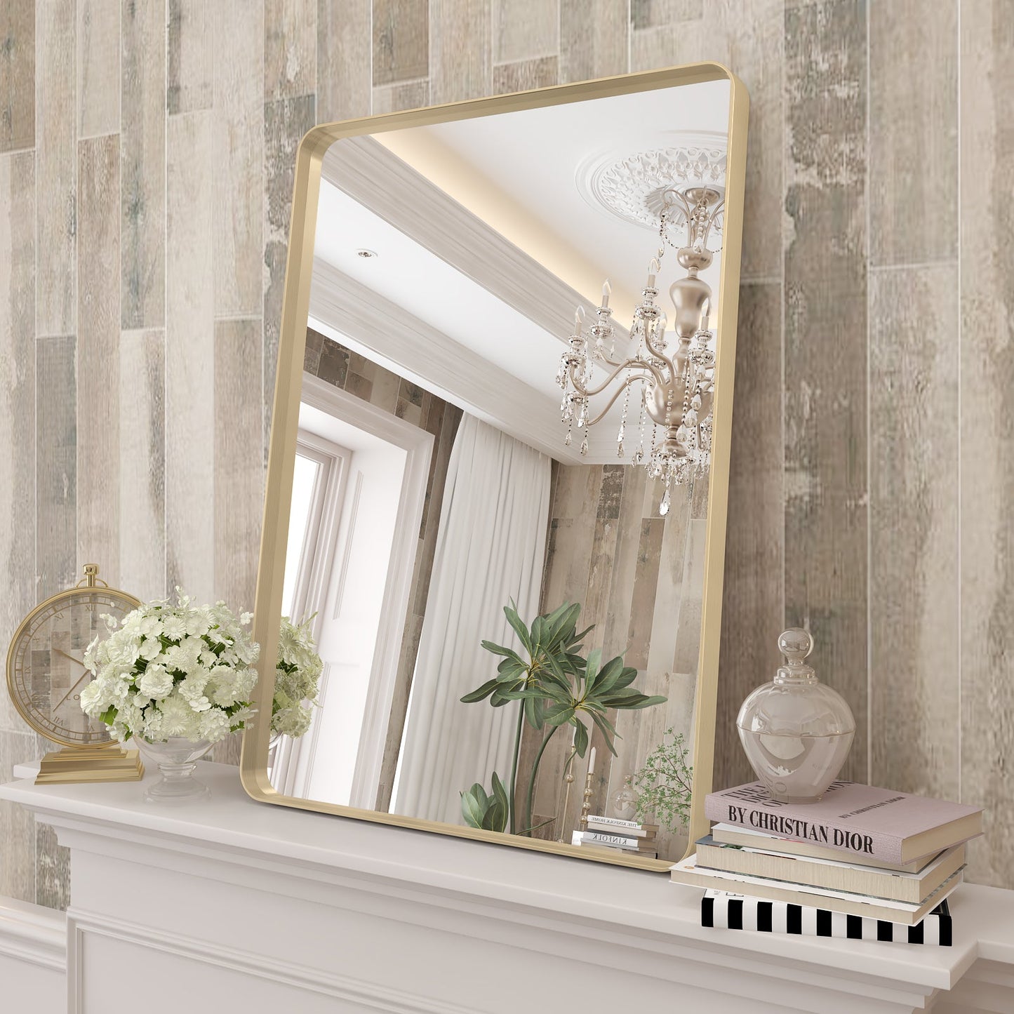 Framed Rectangle Wall Decor Mirror