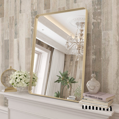 Framed Rectangle Wall Decor Mirror