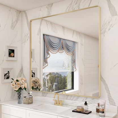 Framed Rectangle Wall Decor Mirror