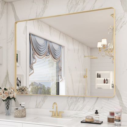 Framed Rectangle Wall Decor Mirror
