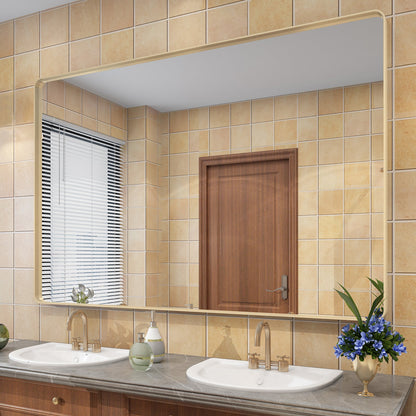 Framed Rectangle Wall Decor Mirror