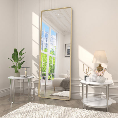Framed Rectangle Wall Decor Mirror White