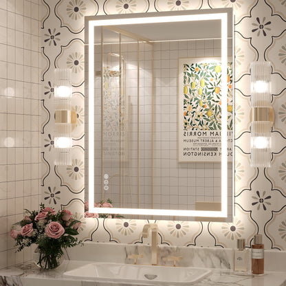 Frameless Dual Front & Back LED Mirror
