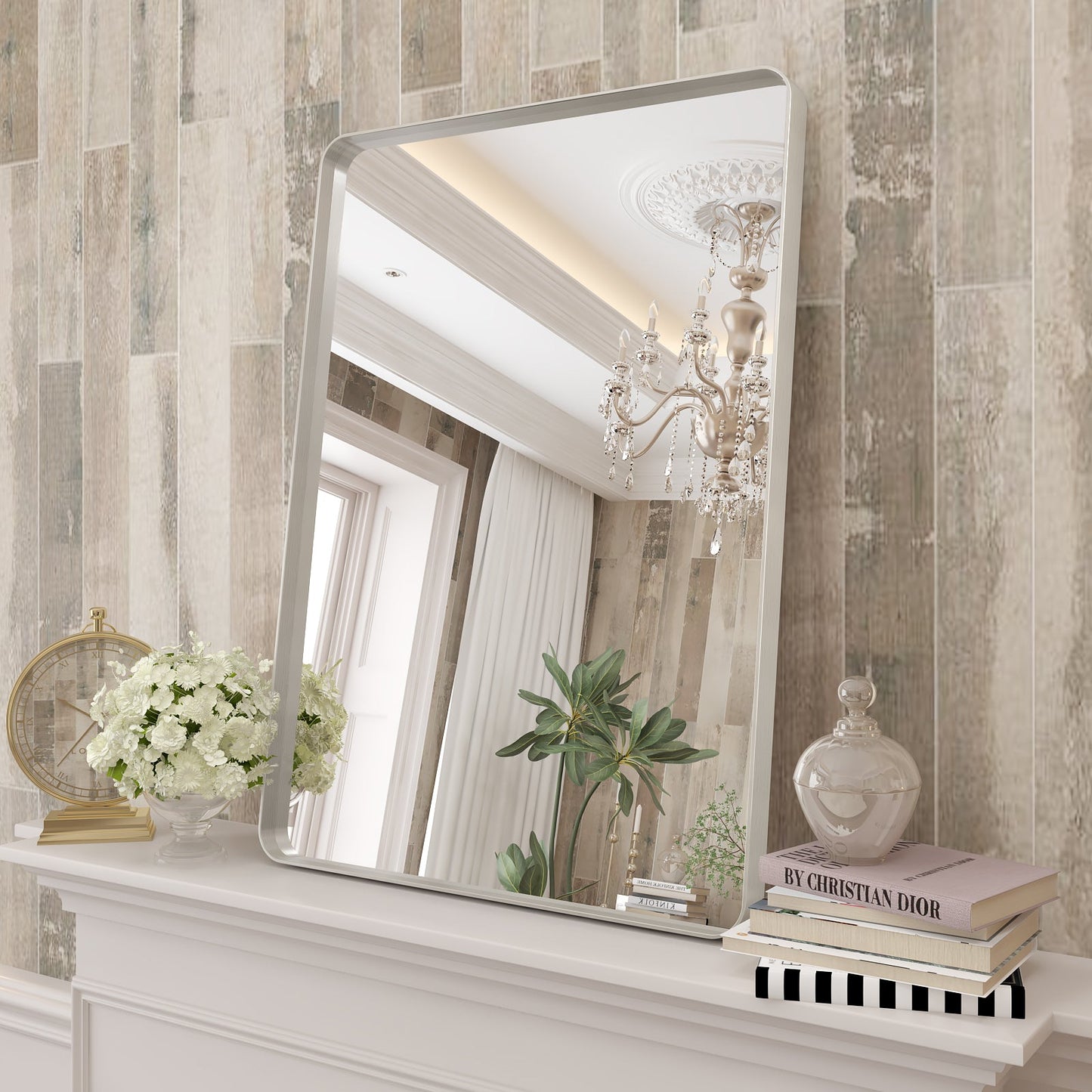Framed Rectangle Wall Decor Mirror