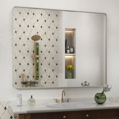 Framed Rectangle Wall Decor Mirror