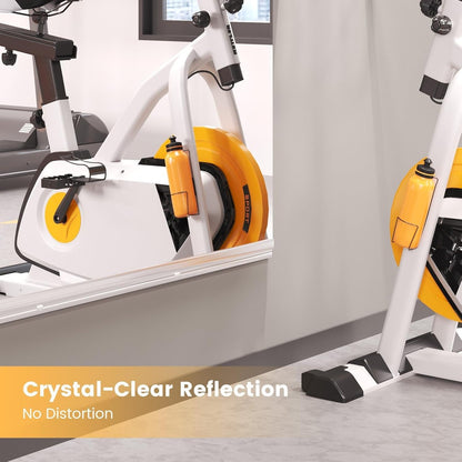 Home Gym Mirror, Frameless Full Body Wall Mirror